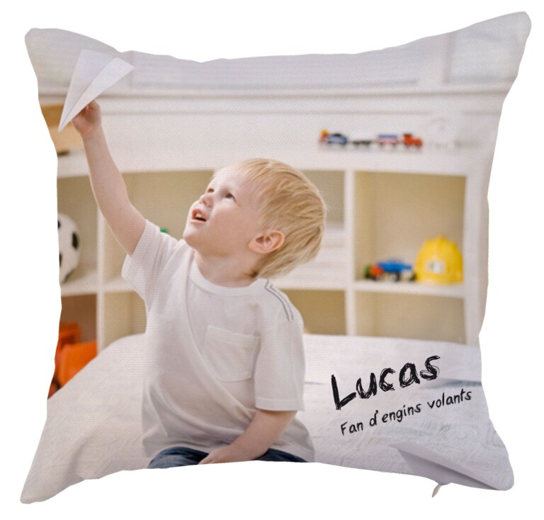 Atelier Baby’Sphère - Coussin photo à personnaliser avec texte