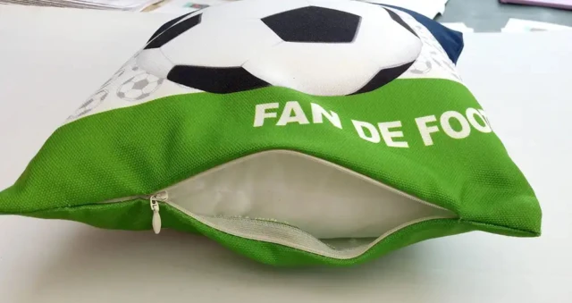 Atelier Baby’Sphère - Coussin prénom ballon de foot