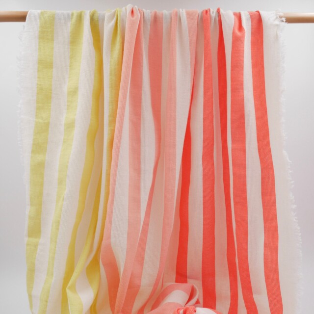 Aux Bains Français - Drap-Serviette de Bain Rayé