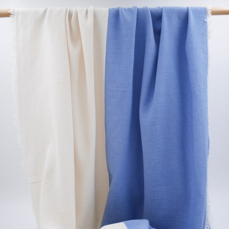 Aux Bains Français - Drap de Bain Bicolore – Marine