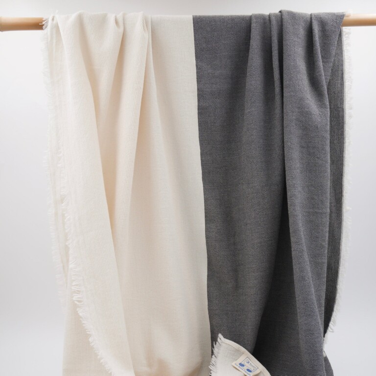 Aux Bains Français - Drap de Bain Bicolore – Marine