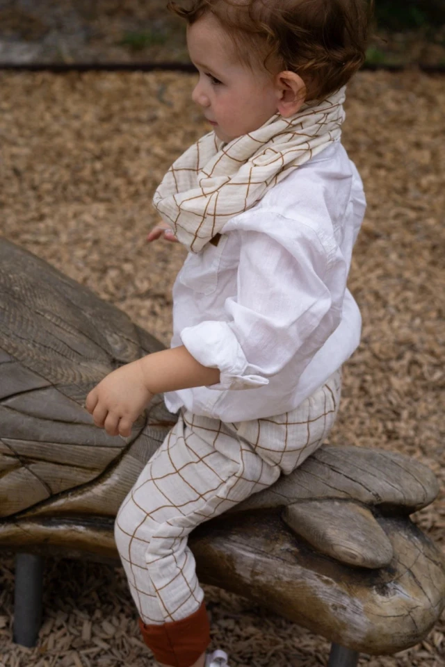 Petit Pote - Sarouel Carreaux x Toffee – 3-4 ans / Carreaux