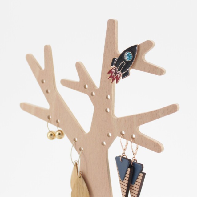 Reine Mère - L'Arbre à boucles d'oreilles – Socle hexagonal