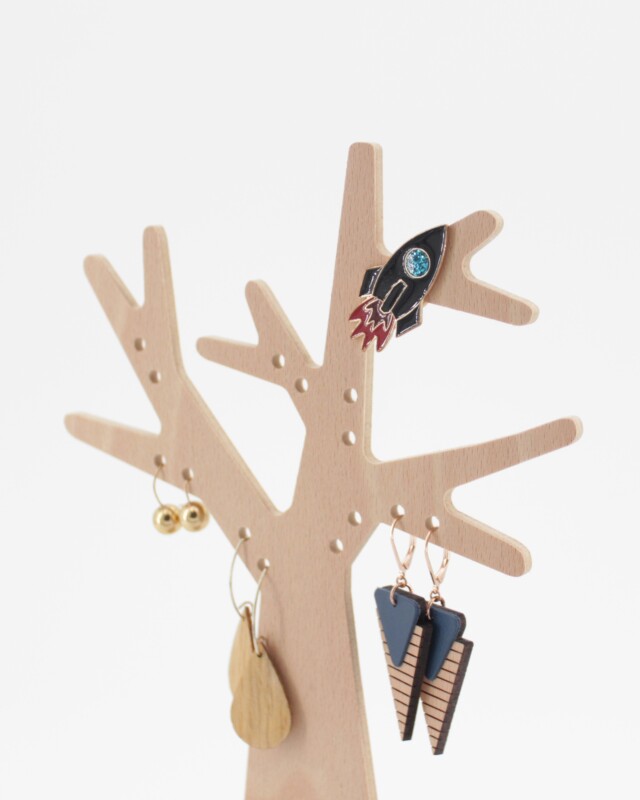 Reine Mère - L'Arbre à boucles d'oreilles – Socle hexagonal