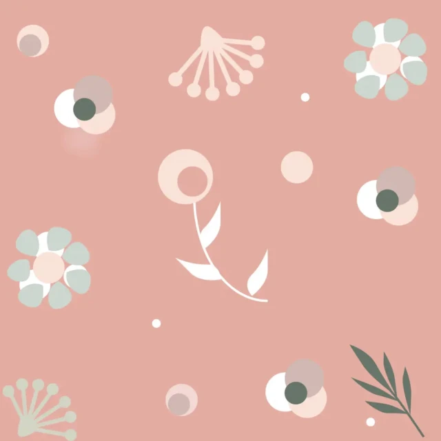 Atelier Baby’Sphère - Lé de papier peint motif bohême terracotta