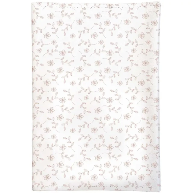 Atelier Baby’Sphère - Protège carnet de santé ramage de fleurs terracotta
