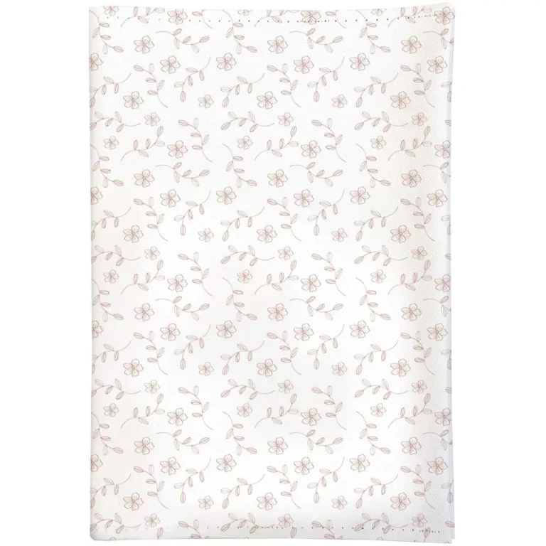Atelier Baby’Sphère - Protège carnet de santé ramage de fleurs terracotta