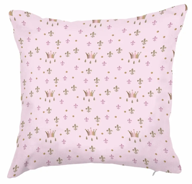 Atelier Baby’Sphère - Coussin prénom rose de princesse "il était une fois..."