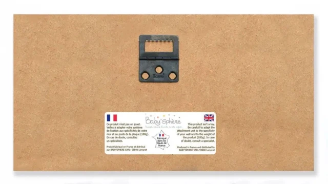 Atelier Baby’Sphère - Plaque de porte biche personnalisée – une touche poétique pour la chambre de bébé