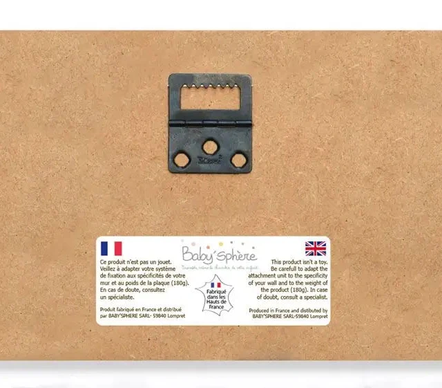 Atelier Baby’Sphère - Plaque de porte biche personnalisée – une touche poétique pour la chambre de bébé