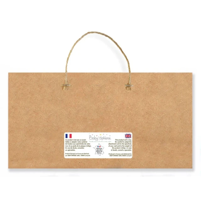 Atelier Baby’Sphère - Plaque de porte prénom princesse monde féerique