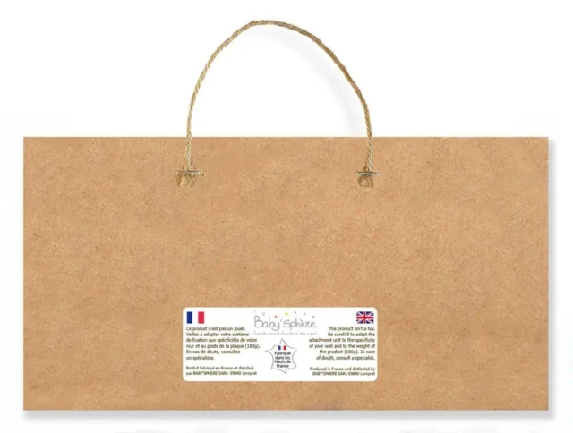 Atelier Baby’Sphère - Plaque de porte biche personnalisée – une touche poétique pour la chambre de bébé