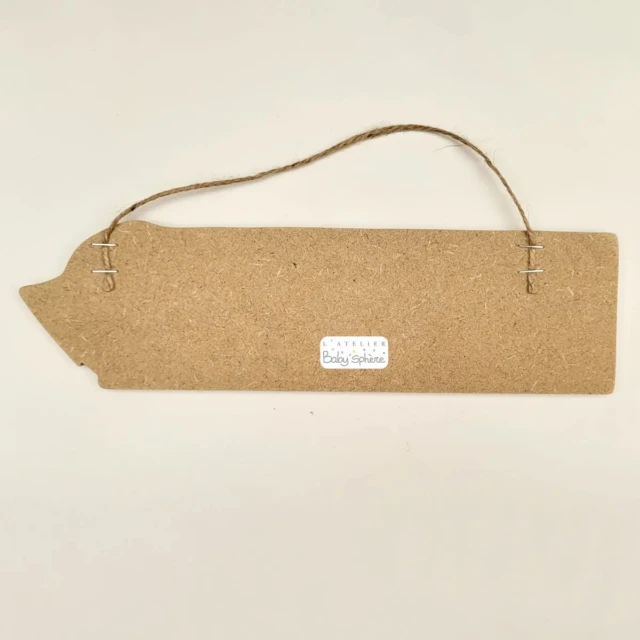 Atelier Baby'Sphère - Plaque de porte personnalisée hérisson