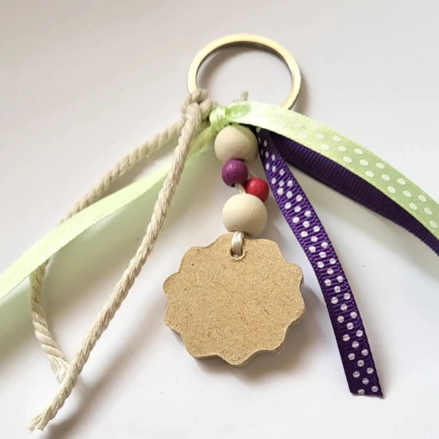 Atelier Baby’Sphère - Porte‑clefs personnalisé Fête des Mères – Création artisanale & message d’amour – Finalisé / 40x45mm