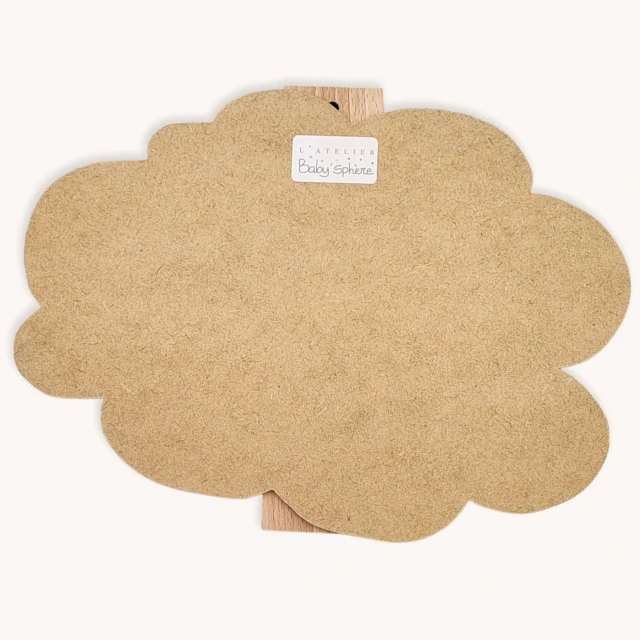 Atelier Baby’Sphère - Cadre thermomètre mural du petit ours brun pour chambre de bébé