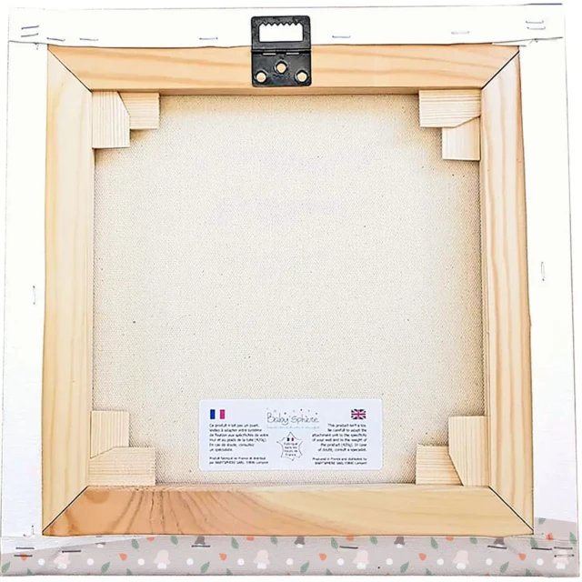 Atelier Baby’Sphère - Toile autour du prénom avec le hibou de la forêt