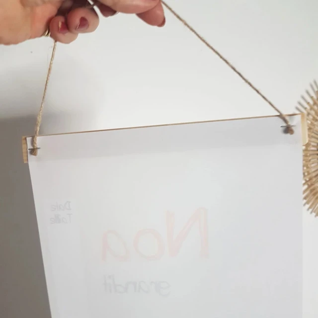 Atelier Baby’Sphère - Toise bébé personnalisée des animaux de la jungle les uns sur les autres