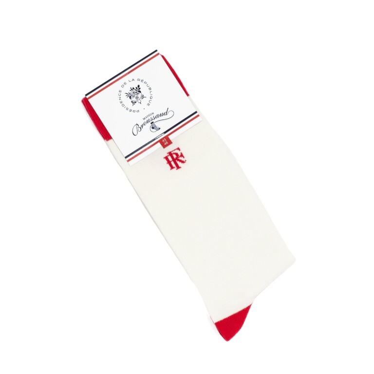 Maison Broussaud - Les République Française rouge - Elysée x Maison Broussaud – 43/46 / ECRU/ROUGE