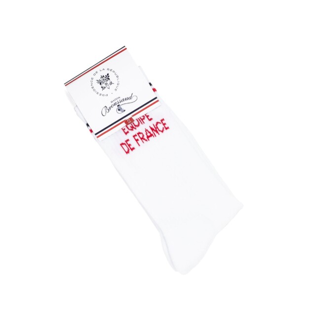 Maison Broussaud - Les chaussettes de sport - Elysée x Maison Broussaud – 43/46 / BLANC