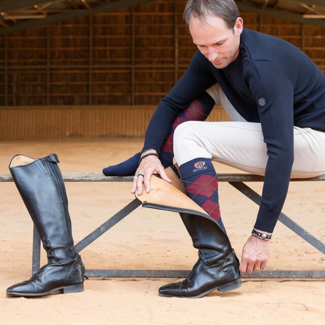 Maison Broussaud - Chaussettes d'équitation - Broussaud Sport - marine – 43/46 / MARINE