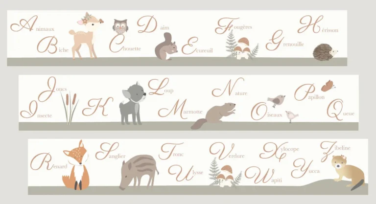 Atelier Baby’Sphère - Frise abécédaire animaux de la forêt