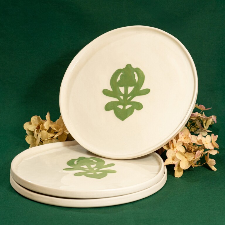 Maison Primavera - Grande assiette blanche Cœur - Origines