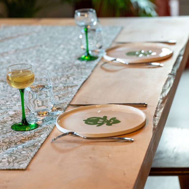 Maison Primavera - Grande assiette blanche Cœur - Origines