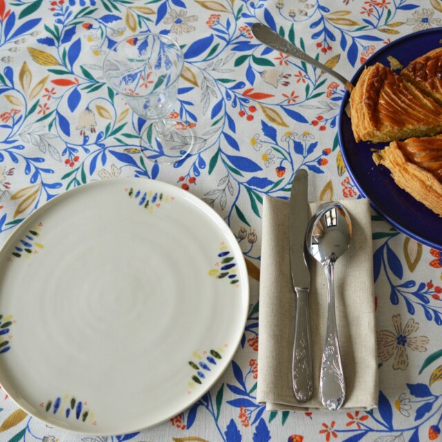 Maison Primavera - Grande assiette - motif Primavera