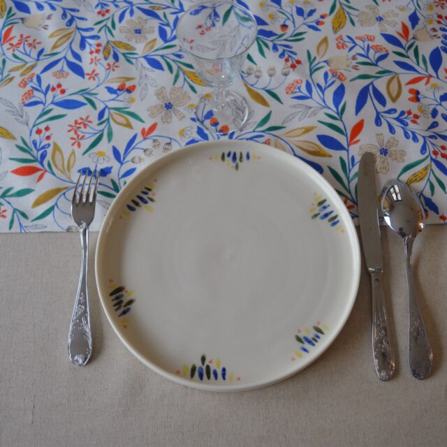 Maison Primavera - Grande assiette - motif Primavera