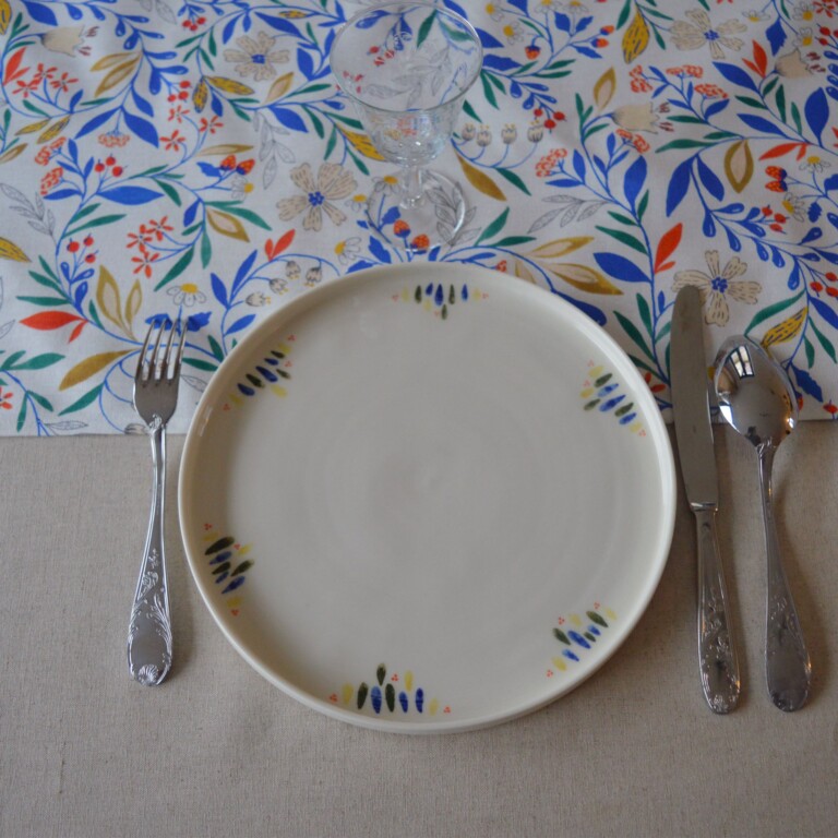 Maison Primavera - Grande assiette - motif Primavera
