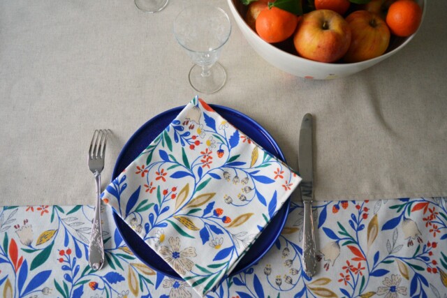 Maison Primavera - Grande assiette - bleu Primavera – Bleu-violet