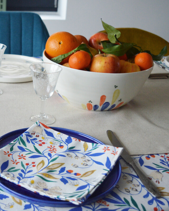 Maison Primavera - Grand saladier - motif Primavera