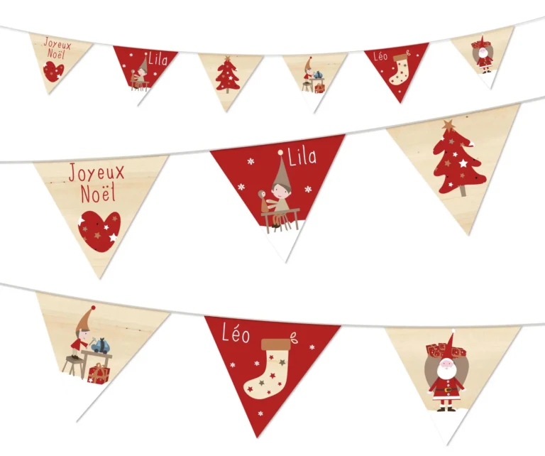 Atelier Baby’Sphère - Guirlande joyeux Noël personnalisable