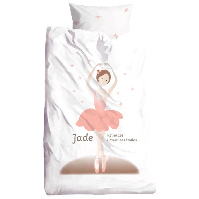 Atelier Baby’Sphère - Parure de lit avec prénom d'une danseuse classique