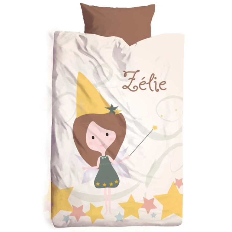 Atelier Baby’Sphère - Housse de couette personnalisée de l'univers des fées