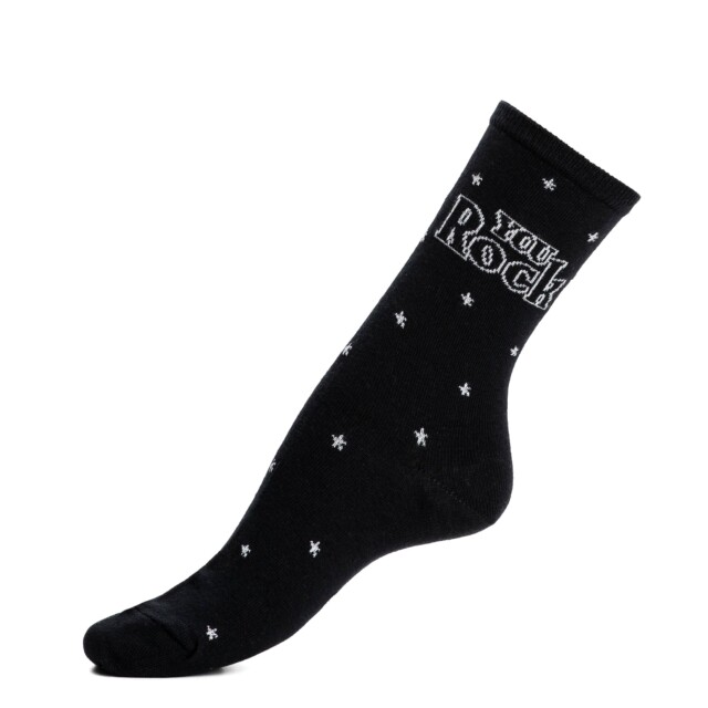 Les étoiles Le Bon Marché x Maison Broussaud – chaussettes femme – coton noir par la marque Maison Broussaud Maison Broussaud - Les étoiles Le Bon Marché x Maison Broussaud – chaussettes femme – coton noir