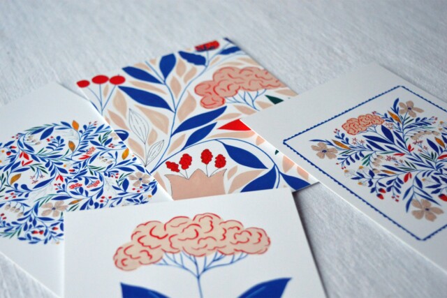 Maison Primavera - Lot de 4 cartes postales - Primavera