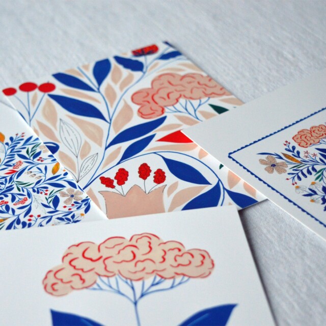 Maison Primavera - Lot de 4 cartes postales - Primavera