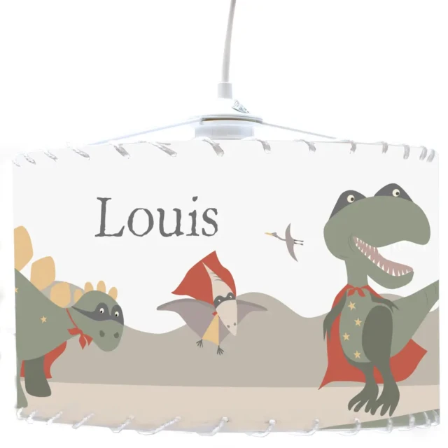 L’Atelier BABY’SPHERE - Plafonnier personnalisé du monde des dinosaures