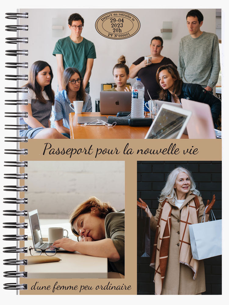 Livret d or avec photos pour un depart en retraite LO 23 Atelier Baby’Sphère - Livret d'or avec photos pour un départ en retraite