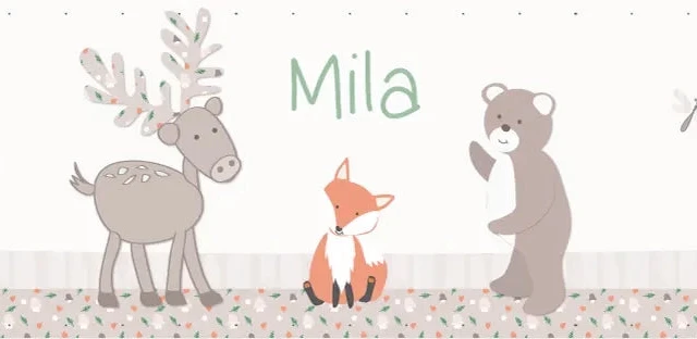 Atelier Baby’Sphère - Plafonnier personnalisable des animaux de la forêt