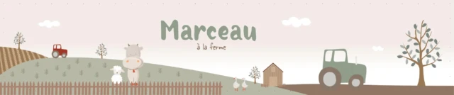 Atelier Baby’Sphère - Luminaire enfant personnalisé – Thème ferme et animaux de la campagne
