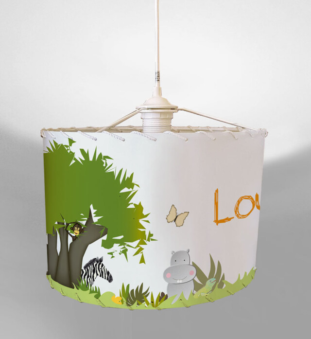 L’Atelier BABY’SPHERE - Plafonnier personnalisable de la déco safari