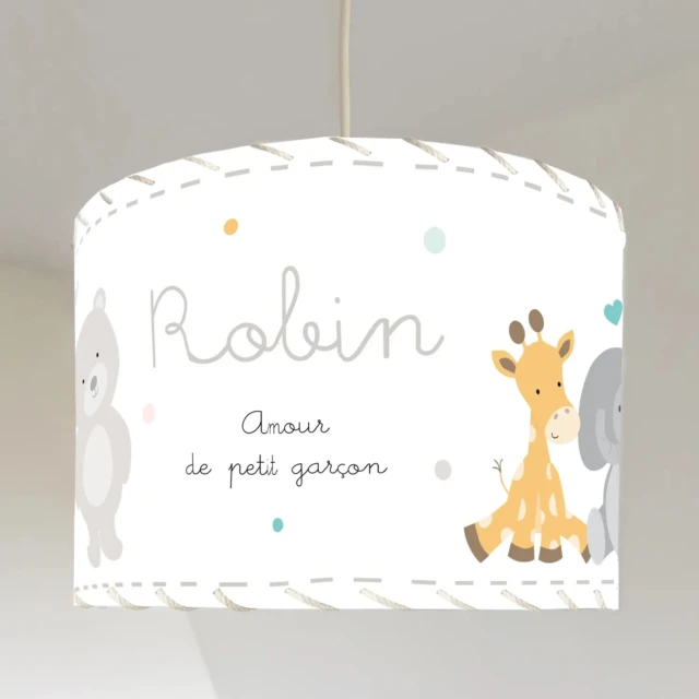 Atelier Baby’Sphère - Plafonnier personnalisé des bébés animaux