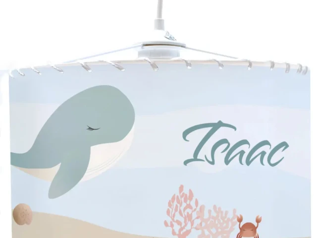 Atelier Baby’Sphère - Lustre enfant prénom Sous La Mer