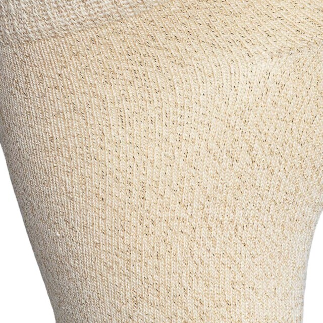 Maison Broussaud - Les Invisibles - chaussettes femme - coton blanc – 39/41 / Blanc Or