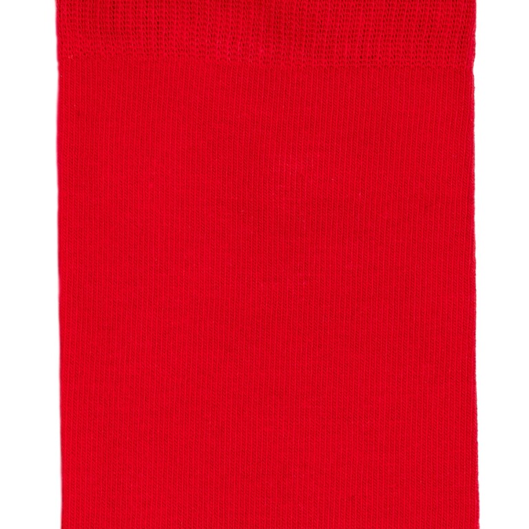 Maison Broussaud - Les unies - chaussettes homme - coton rouge – 43/46 / ROUGE