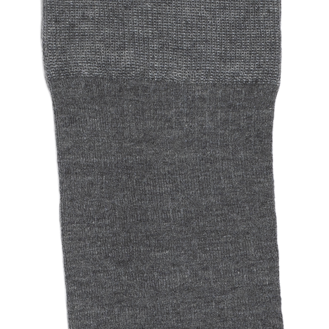 Maison Broussaud - Les côtelées fines - chaussettes homme - coton gris-clair – 43/46 / GRIS CLAIR