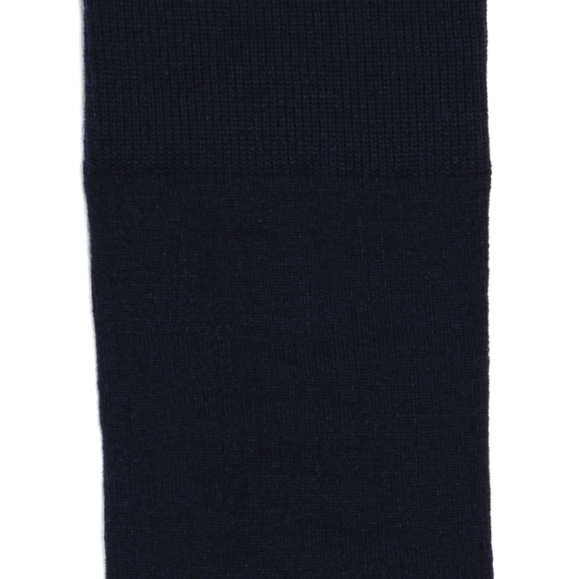 Maison Broussaud - Les Côtelées Fines - chaussettes homme - coton marine – 43/46 / Marine