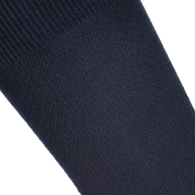 Maison Broussaud - Les Mailles Piquées - chaussettes homme - coton marine – 43/46 / Marine